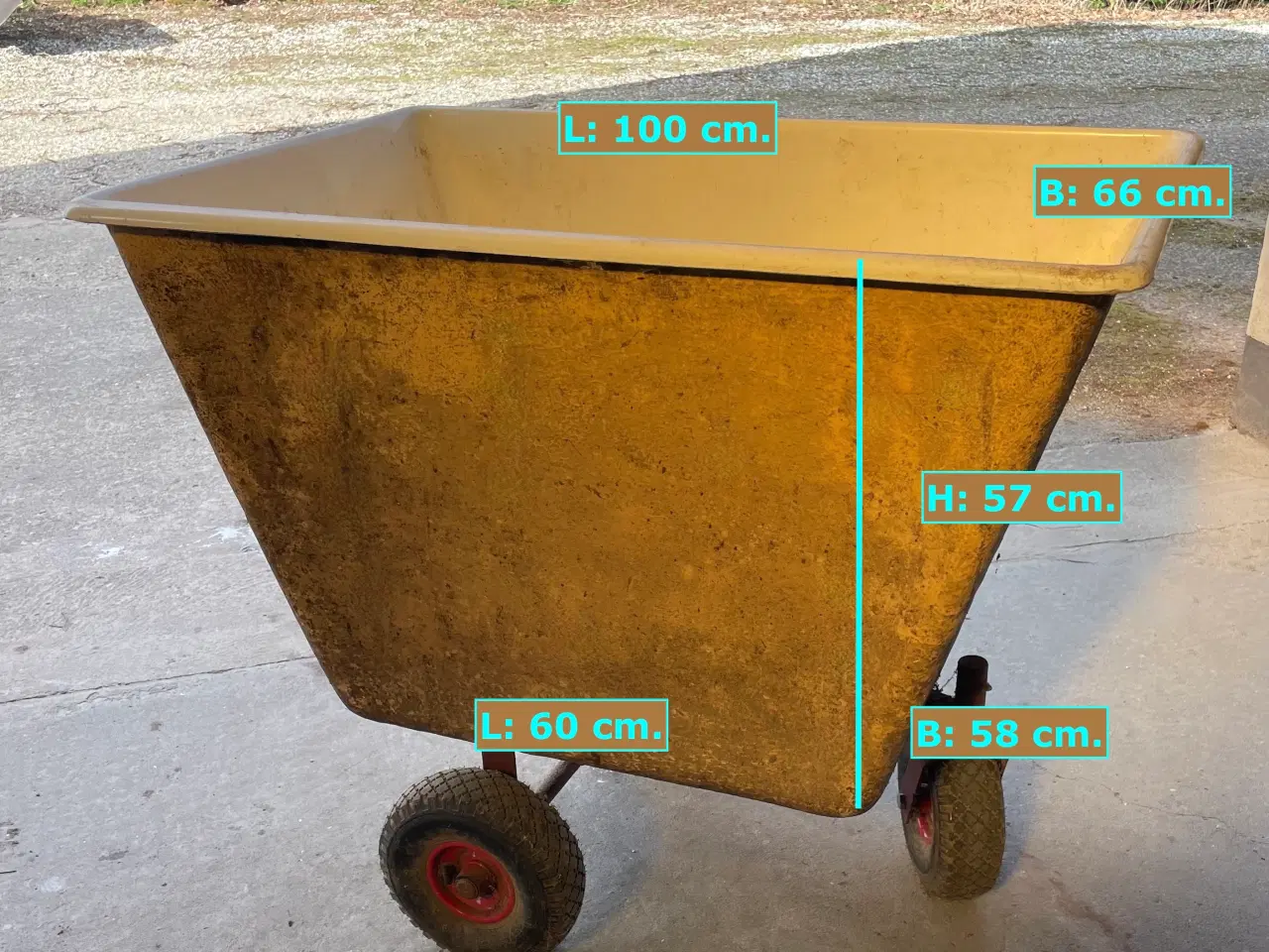 Billede 1 - Fodervogn 300l.