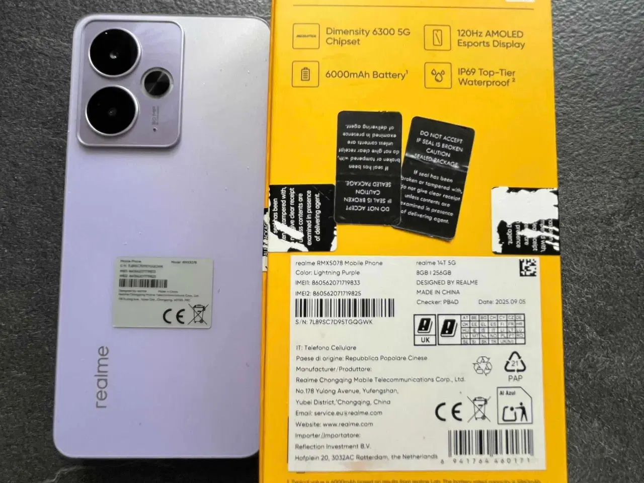 Billede 2 - Realme 14T 5G is gb/256gb Purple