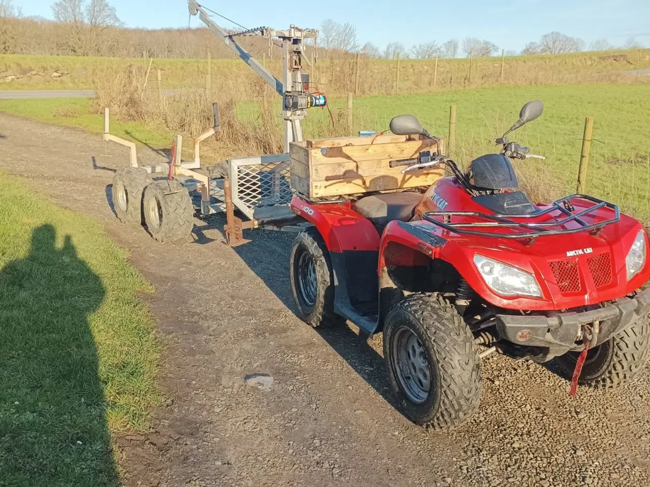 Billede 2 - Boogie Atv skovvogn med 2 ton spil