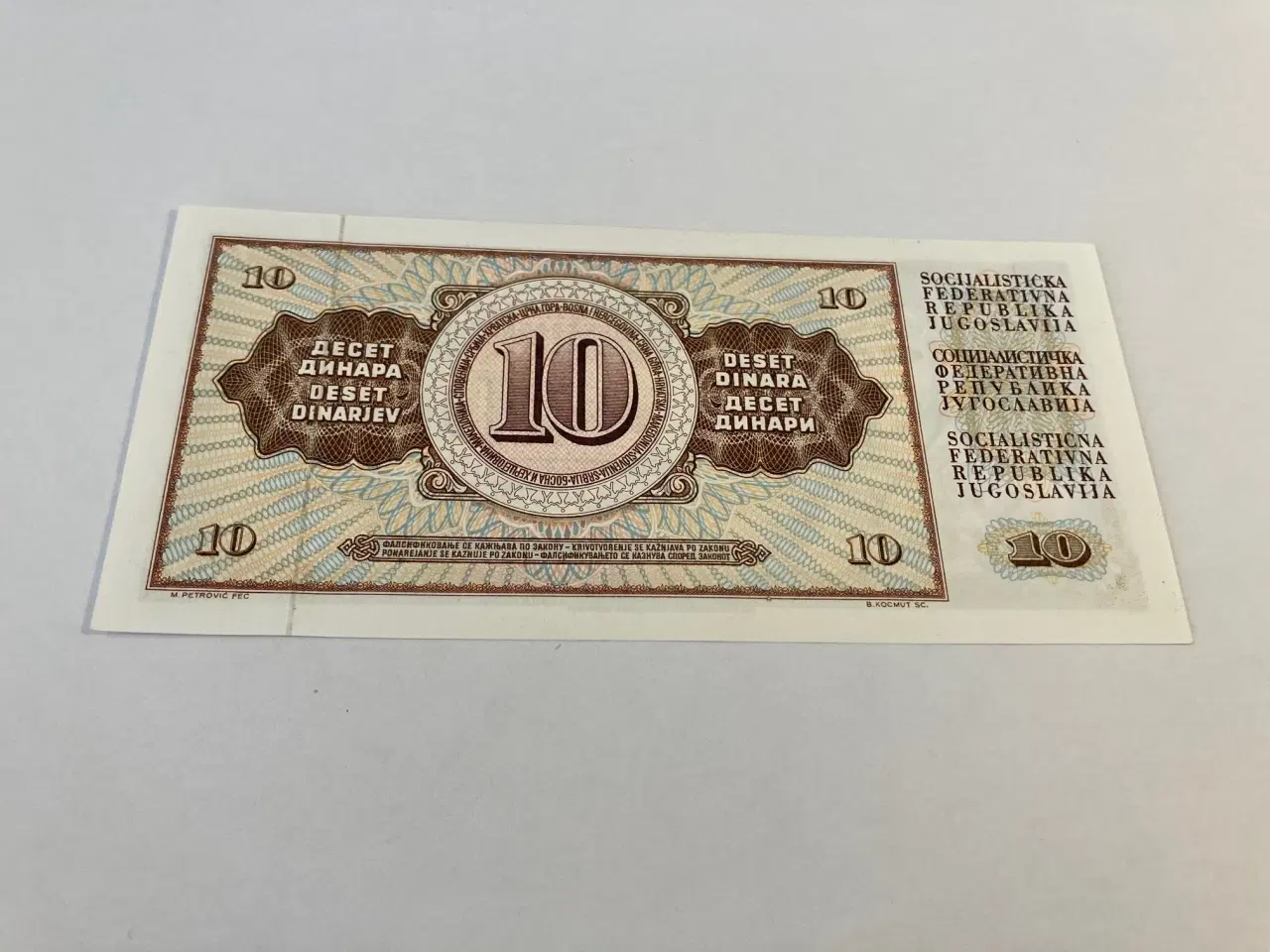 Billede 2 - 10 Dinara Yugoslavia 1978