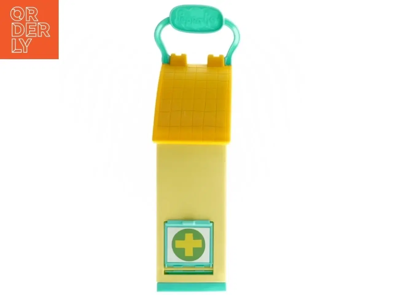 Billede 2 - Gurli Gris lille bærbar hus/hospital(str. 19,5x14 cm)