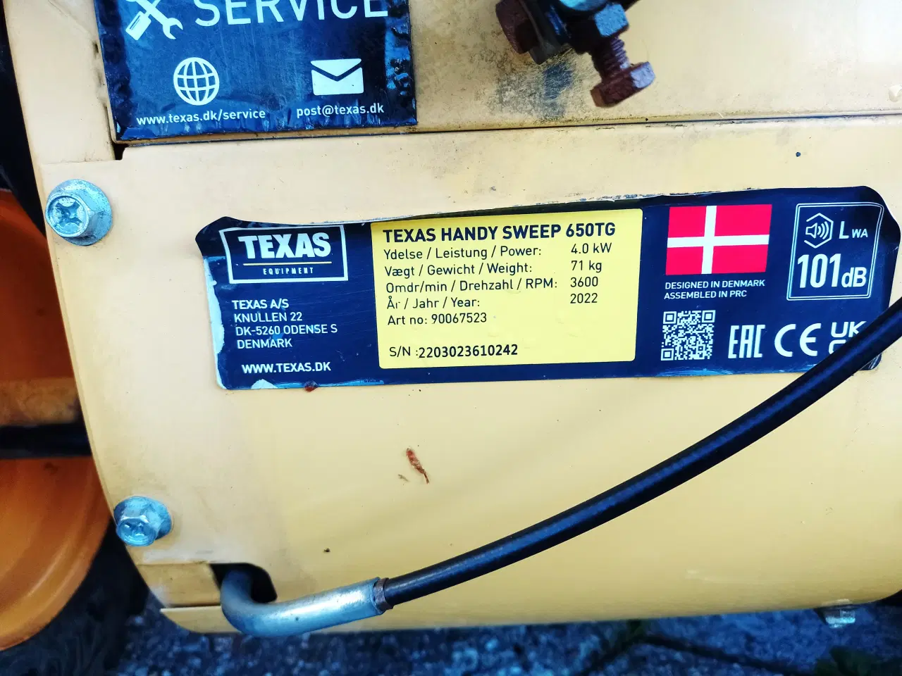 Billede 6 - Fejemaskine, Texas Handy Sweep 650TG