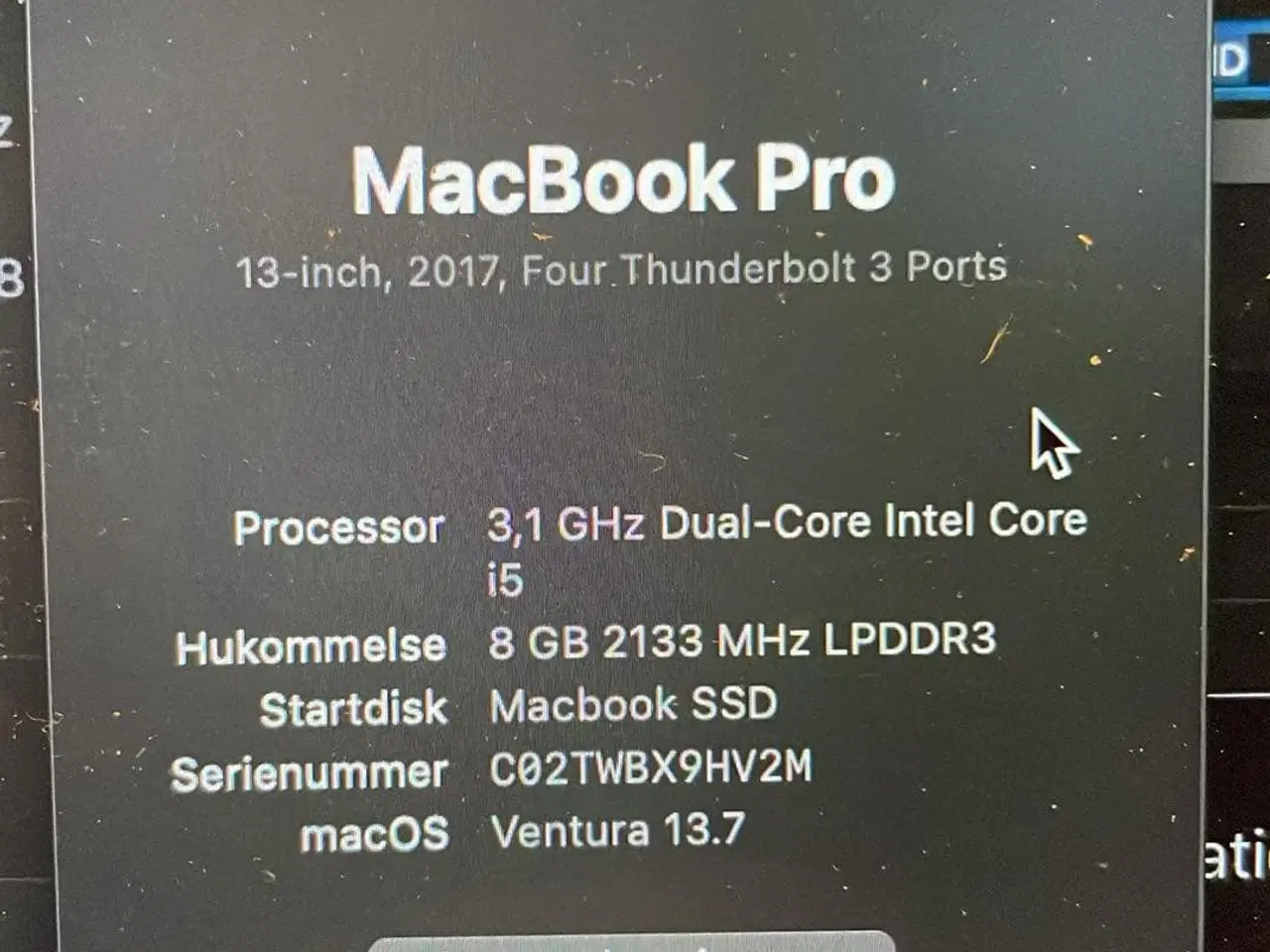 Billede 4 - MacBook Pro 13 med 512 gb harddisk