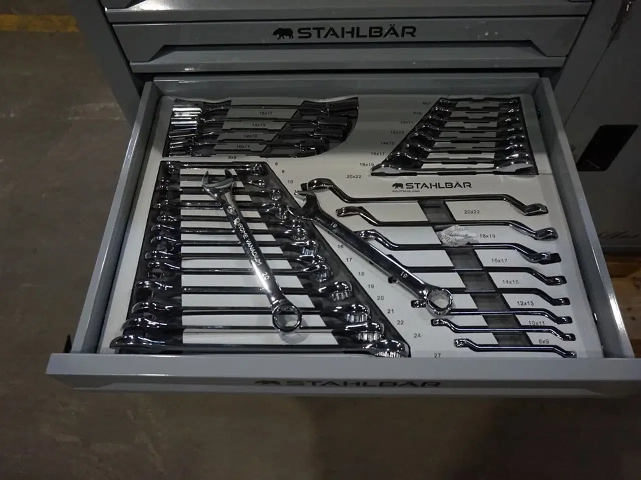 Billede 5 - Værktøjsvogn, Stahlbär, 7 skuffer inkl. Værktøj. Grey