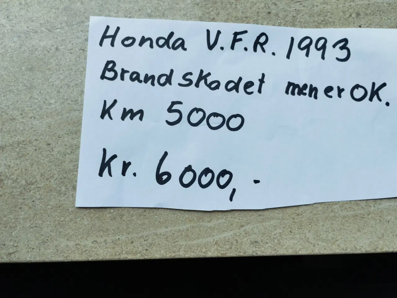 Billede 10 - Motor Honda V.F.R. 1993 .