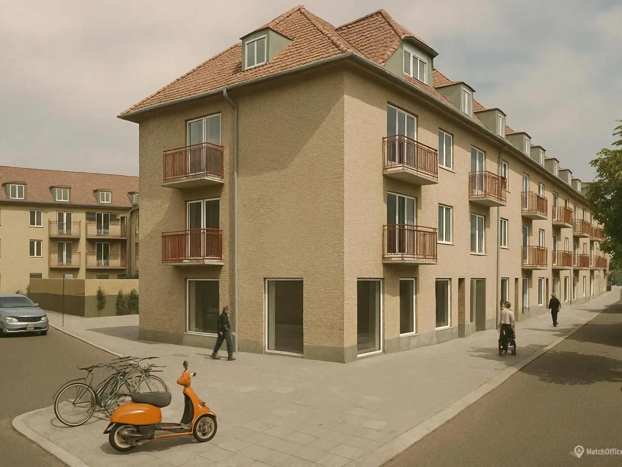 Billede 12 - Nybyggede butikslejemål i Vanløses genopførte Grøndalsbo