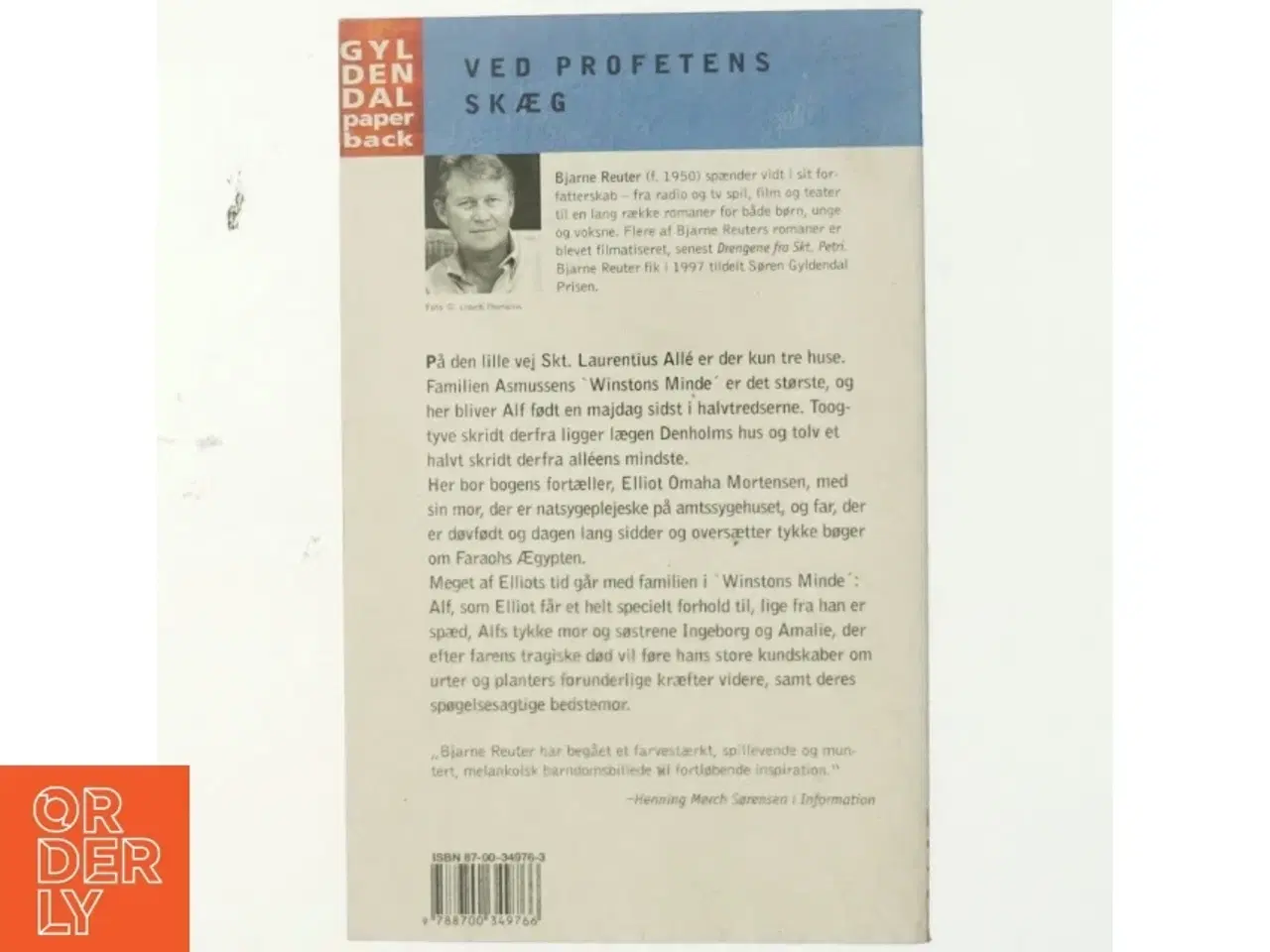 Billede 3 - Ved profetens skæg : roman af Bjarne Reuter (Bog)