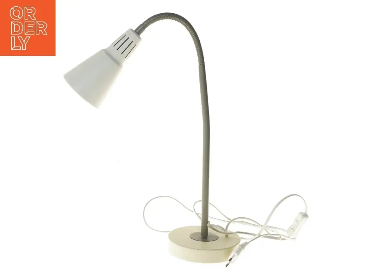 Billede 1 - Hvid bordlampe fra IKEA (str. 59,5 cm)