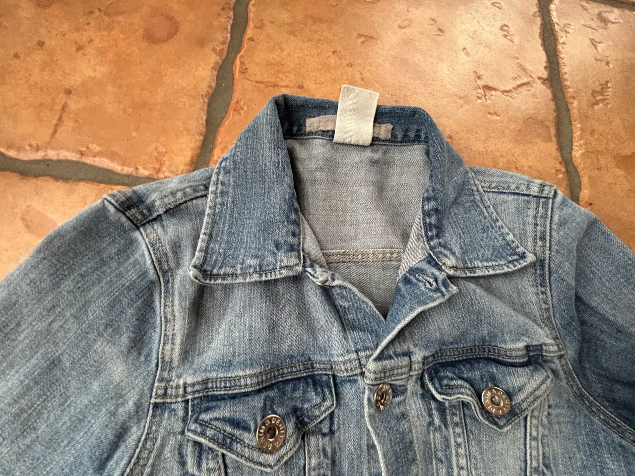 Billede 7 - H&M denimjakke til pige str 158 blå