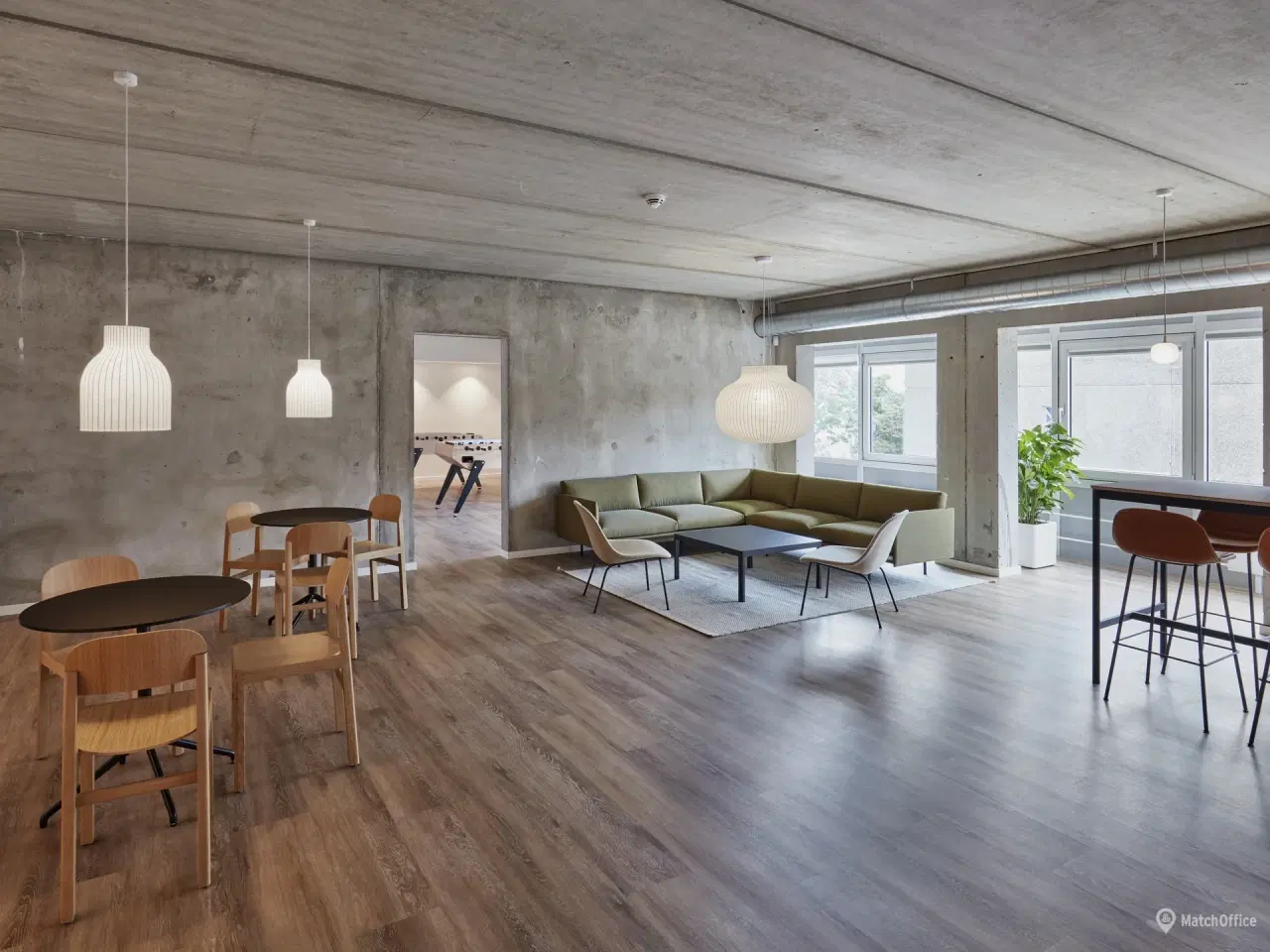 Billede 8 - Flotte kontorpladser med et udvalg af fællesfaciliteter