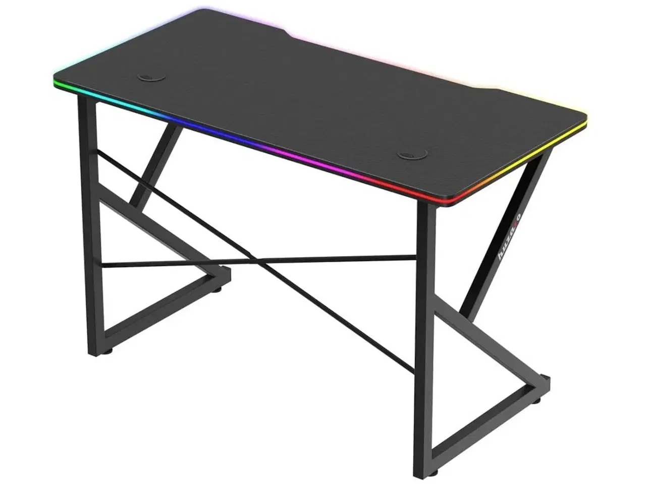 Billede 3 - Gamingbord Huzaro Hero 1.7 RGB – sort, 120×60 cm