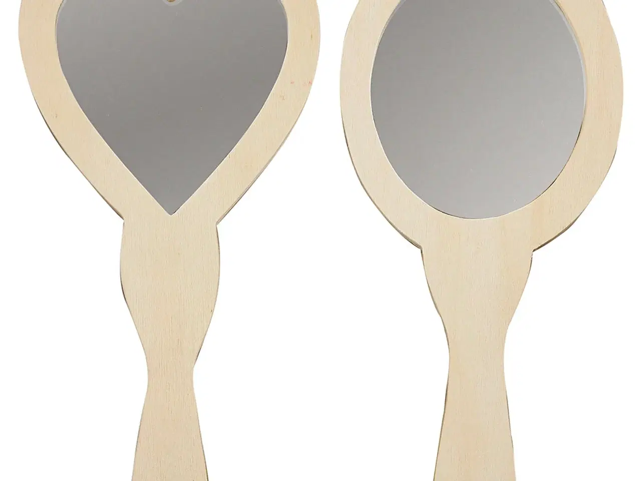 Billede 1 - Håndspejle, str. 23-24 cm, 2stk./ 1 pk.