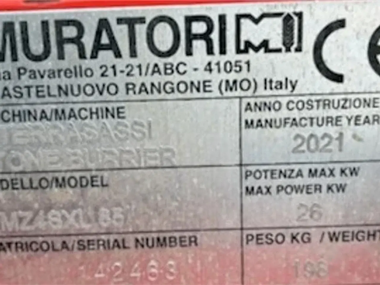 Billede 3 - Muratori MZ4 SLX 85