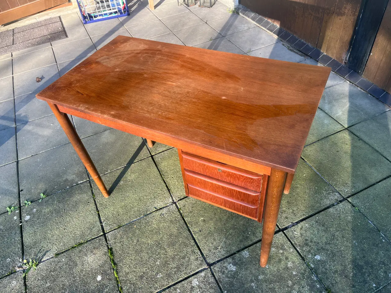 Billede 1 - Teak skrivebord