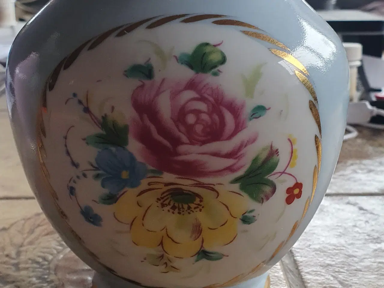 Billede 1 - Lyseblå Lisbeth Dahl vase