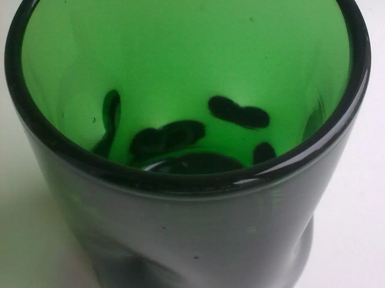 Billede 7 - Murano glas 1950-60 sølv bemalet og grønt glas