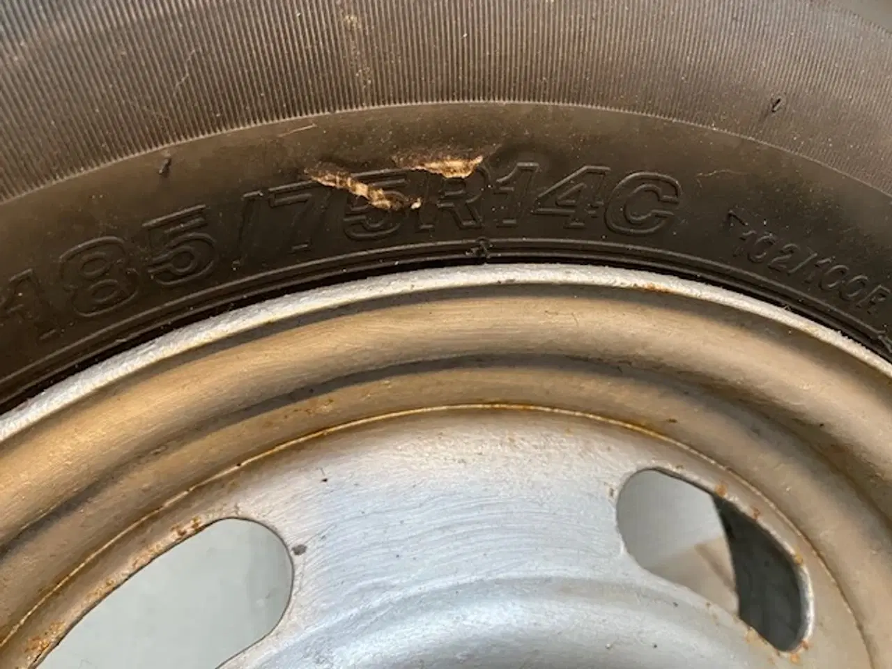 Billede 4 - NYT dæk på stål fælge