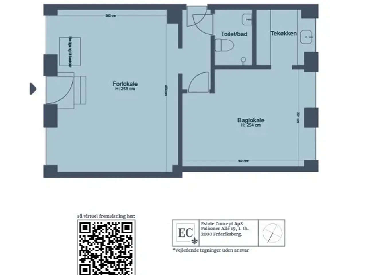 Billede 7 - UDLEJES: Høj stuebutik med store facadevinduer og potentiale – lige ved Vesterbros Torv