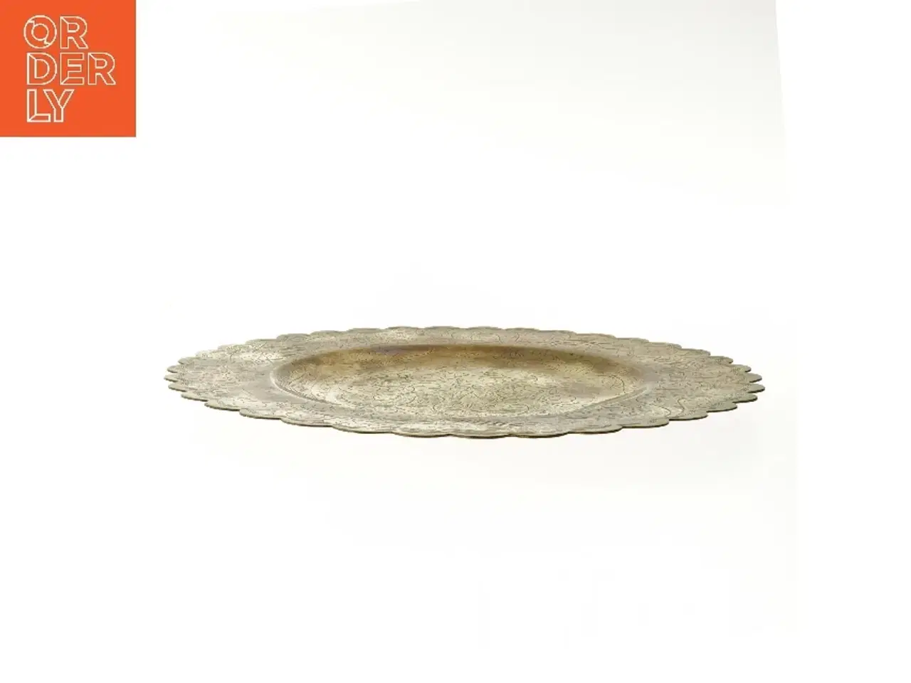 Billede 2 - Dekorativt messingfad (str. Ø 36 cm)