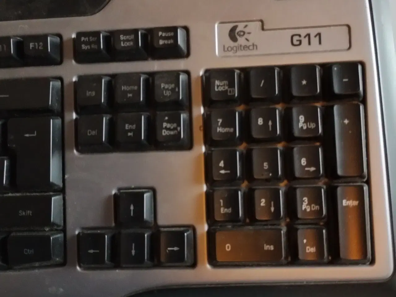 Billede 6 - Gamer keyboard med lys & ledning : Logitech G11