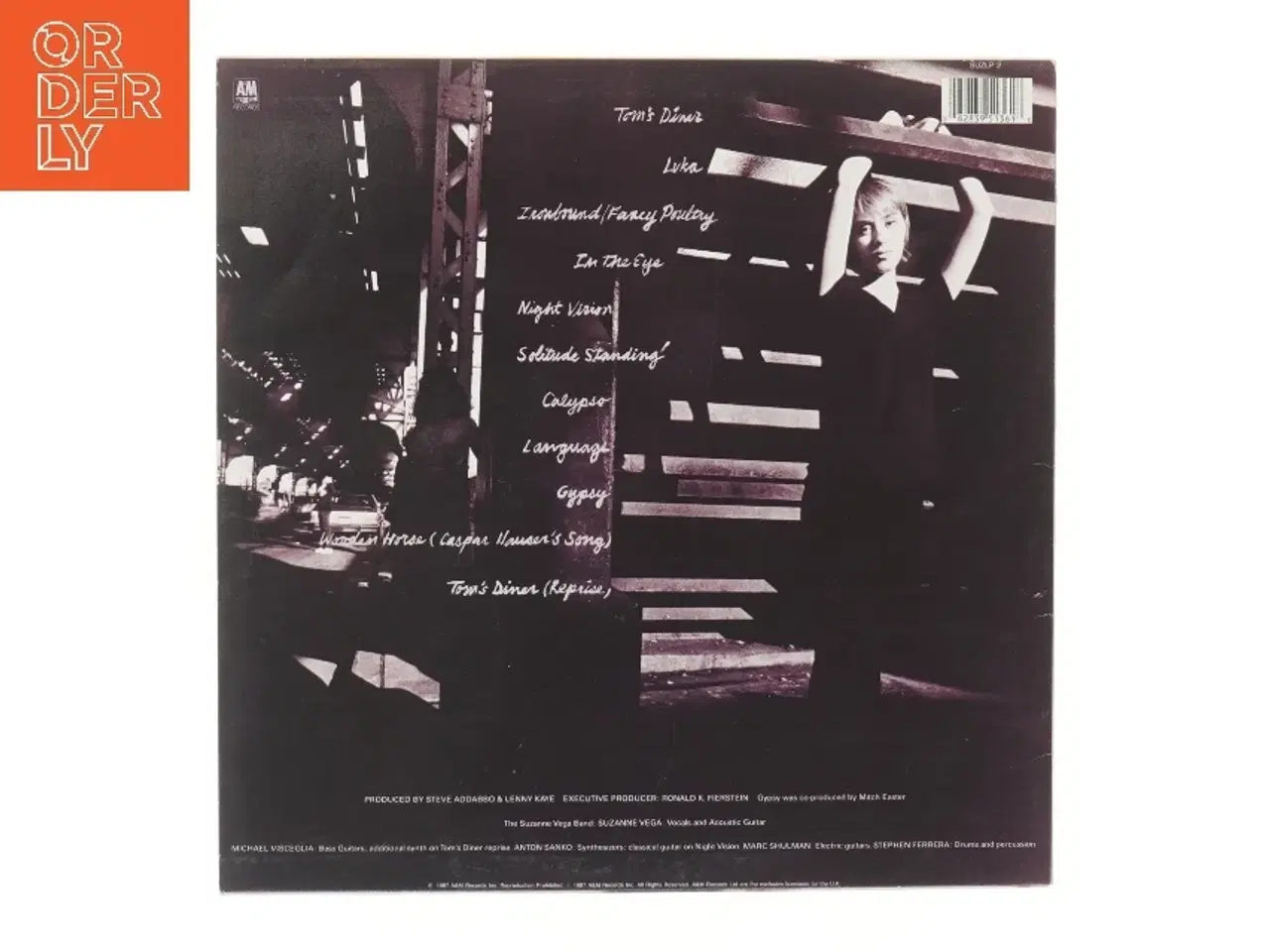 Billede 2 - Suzanne Vega - Solitude Standing LP fra A&M Records