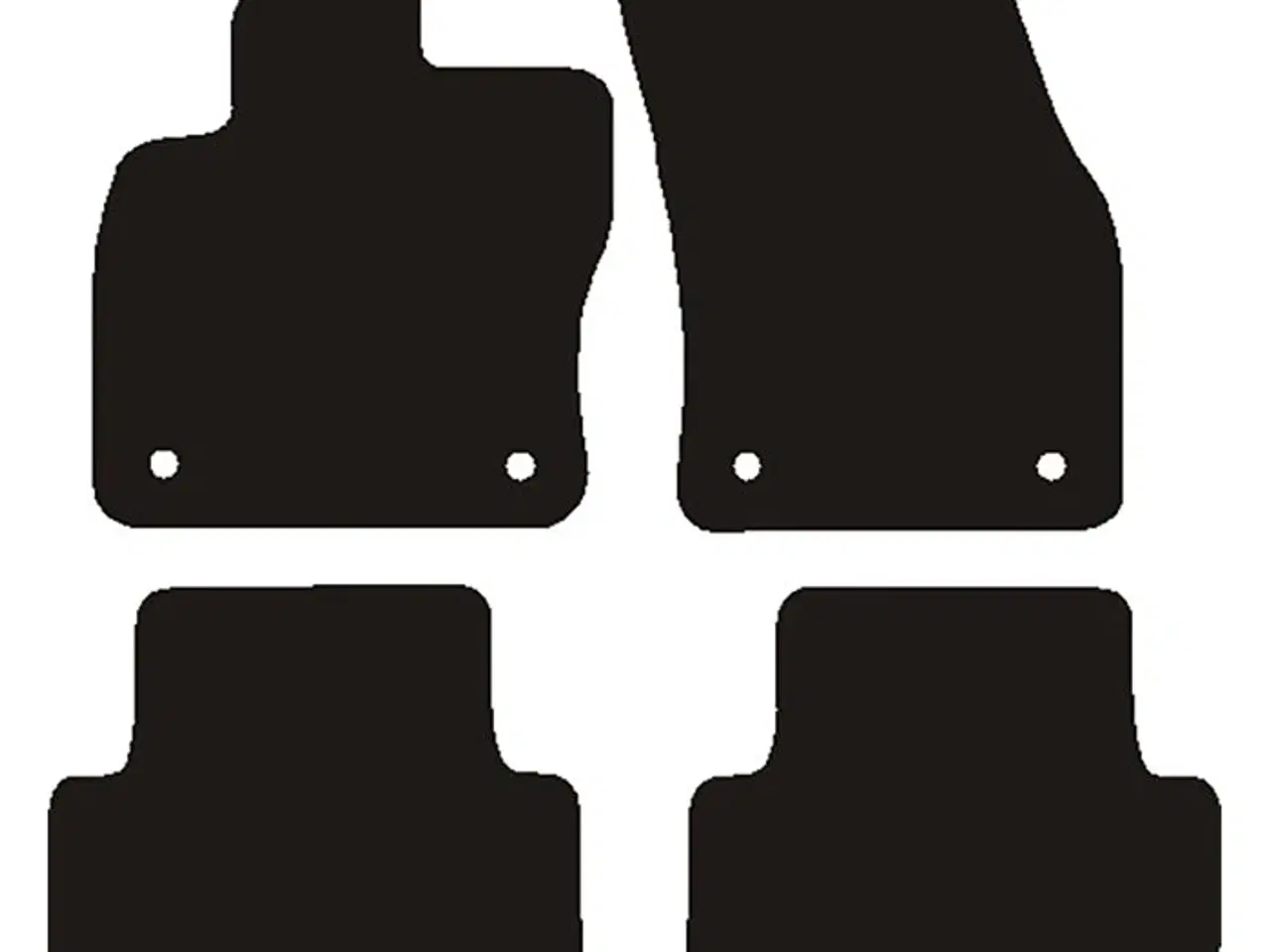 Billede 1 - Måtter til VW Tiguan 2018- nålefilt