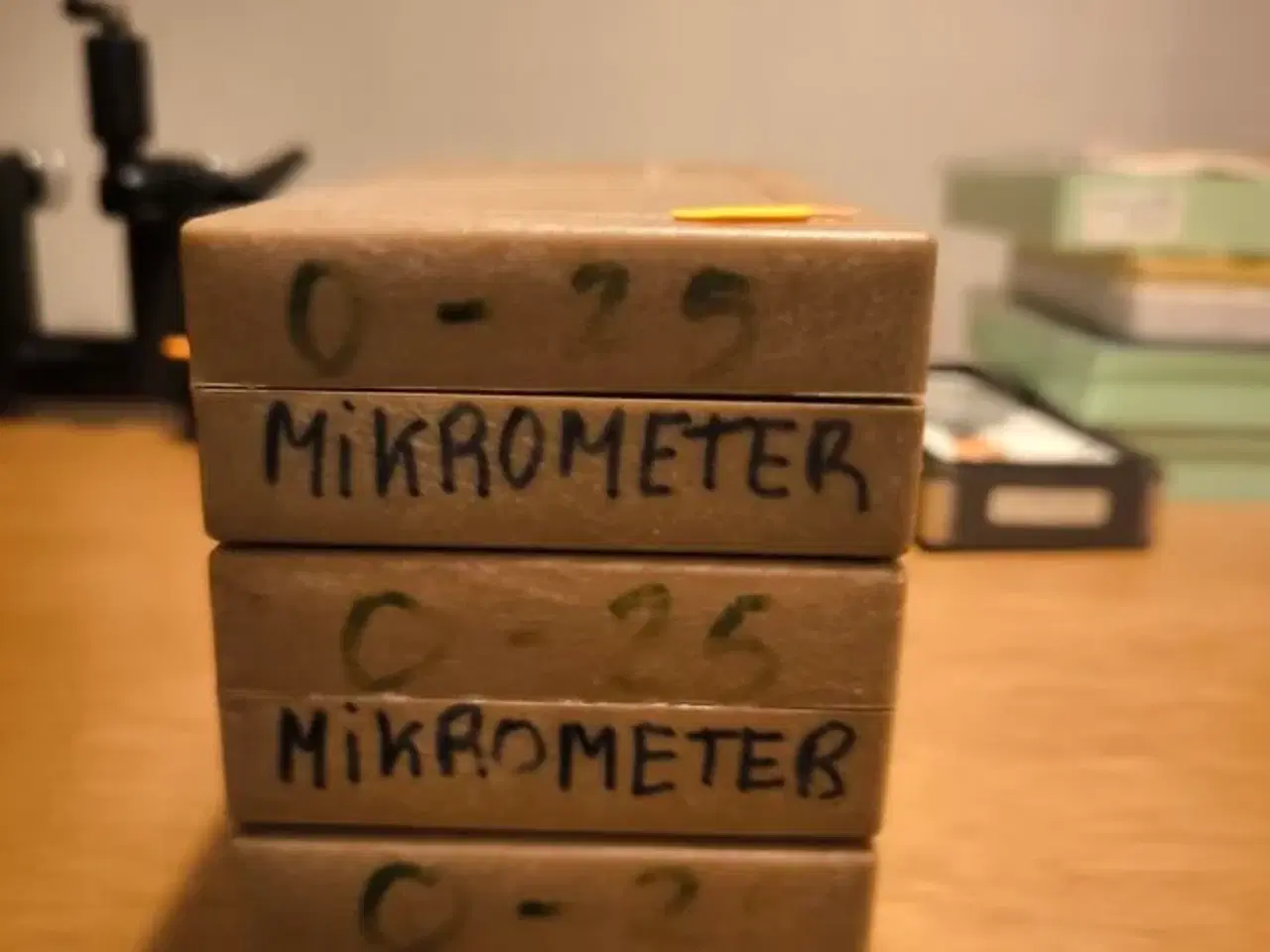 Billede 2 - 2 stk. Mikrometerskruer TESA 0-25 MM