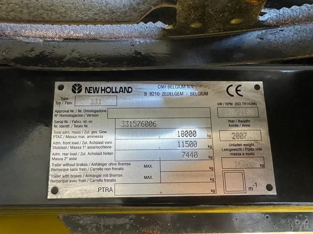 Billede 16 - New Holland CX 8060 FSH 24 fod