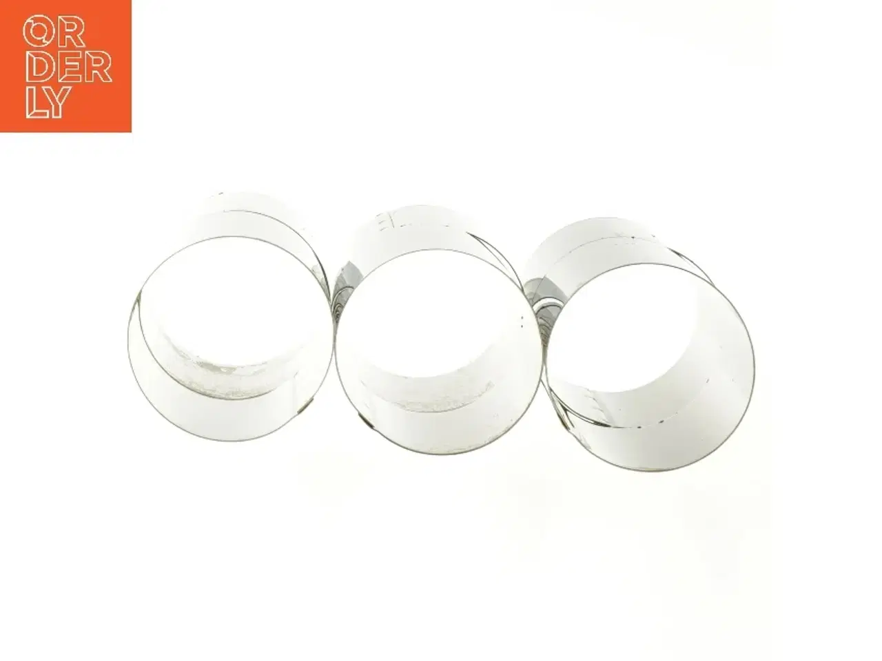 Billede 2 - Stålringe til anretning af bl.a forretter /kartofler(str. Ø 6,5 cm)