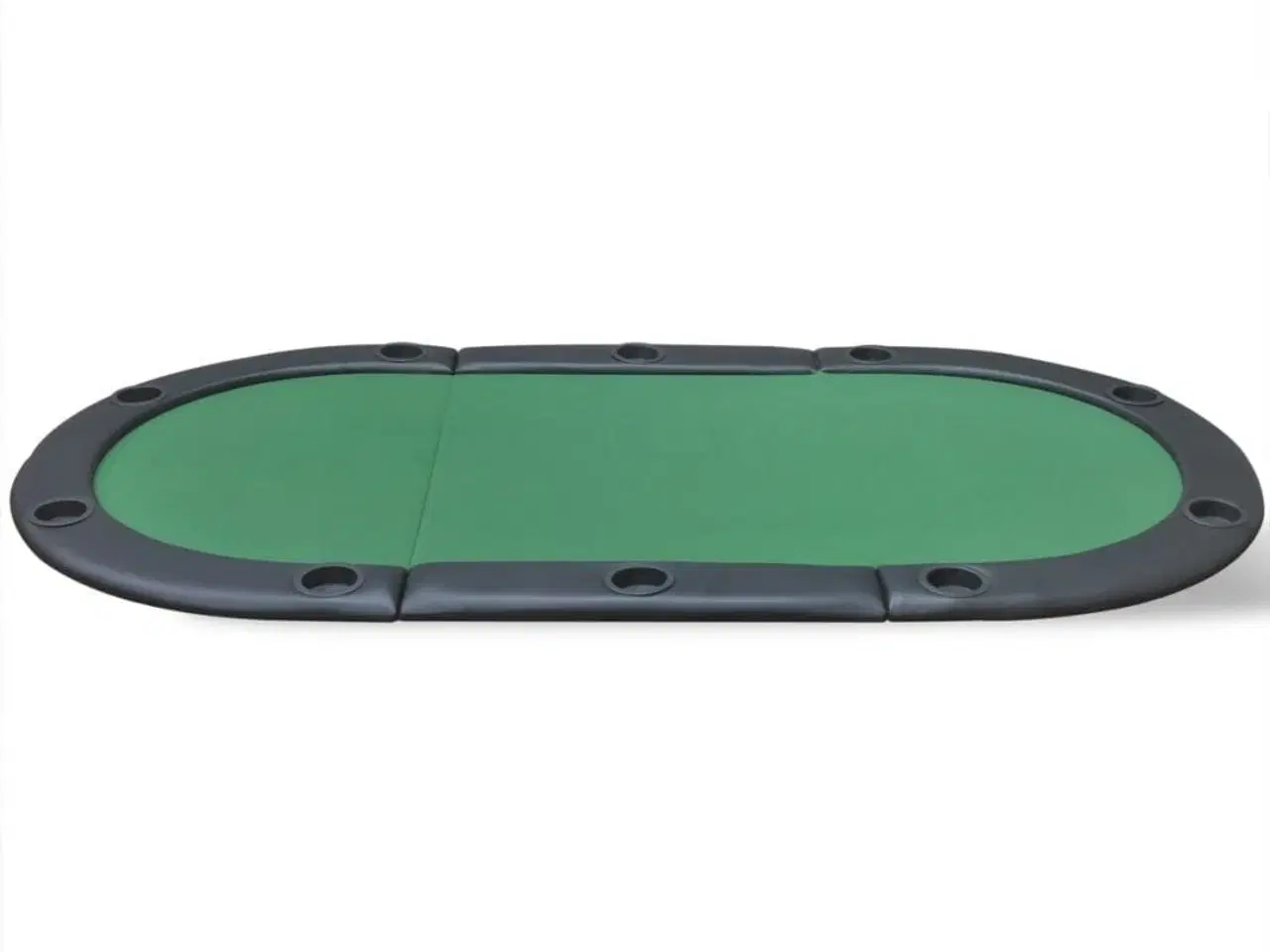 Billede 3 - 10 pers. pokerbord bordplade foldbar grøn