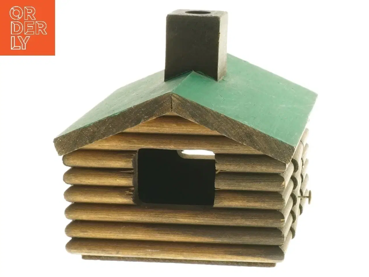 Billede 1 - Hus med grønt tag (str. 14,5x12 cm)