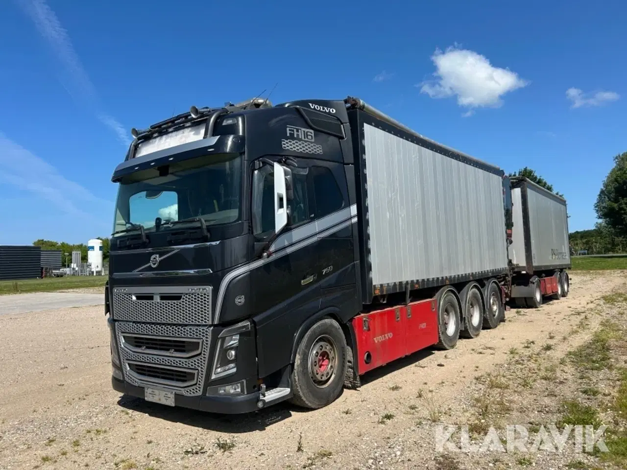 Billede 1 - Lastbil med fliskasse & kævlevogn Volvo FH 750