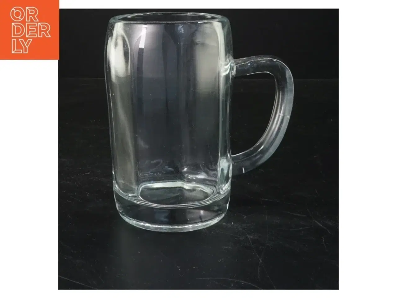 Billede 1 - Glas ølkrus 0,5 l (str. 14 cm x 8 ø cm)