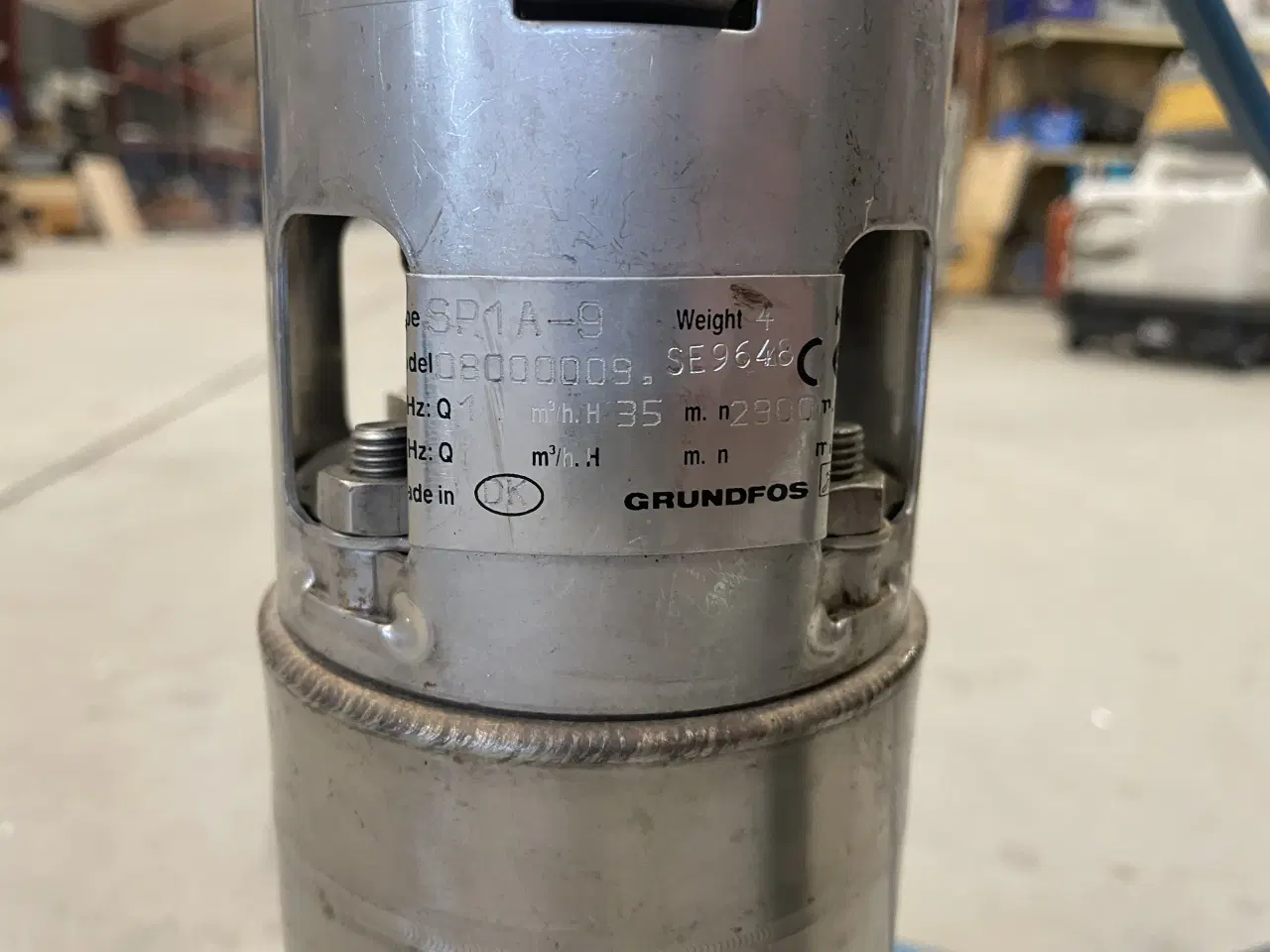Billede 2 - Grundfos boringspumpe.