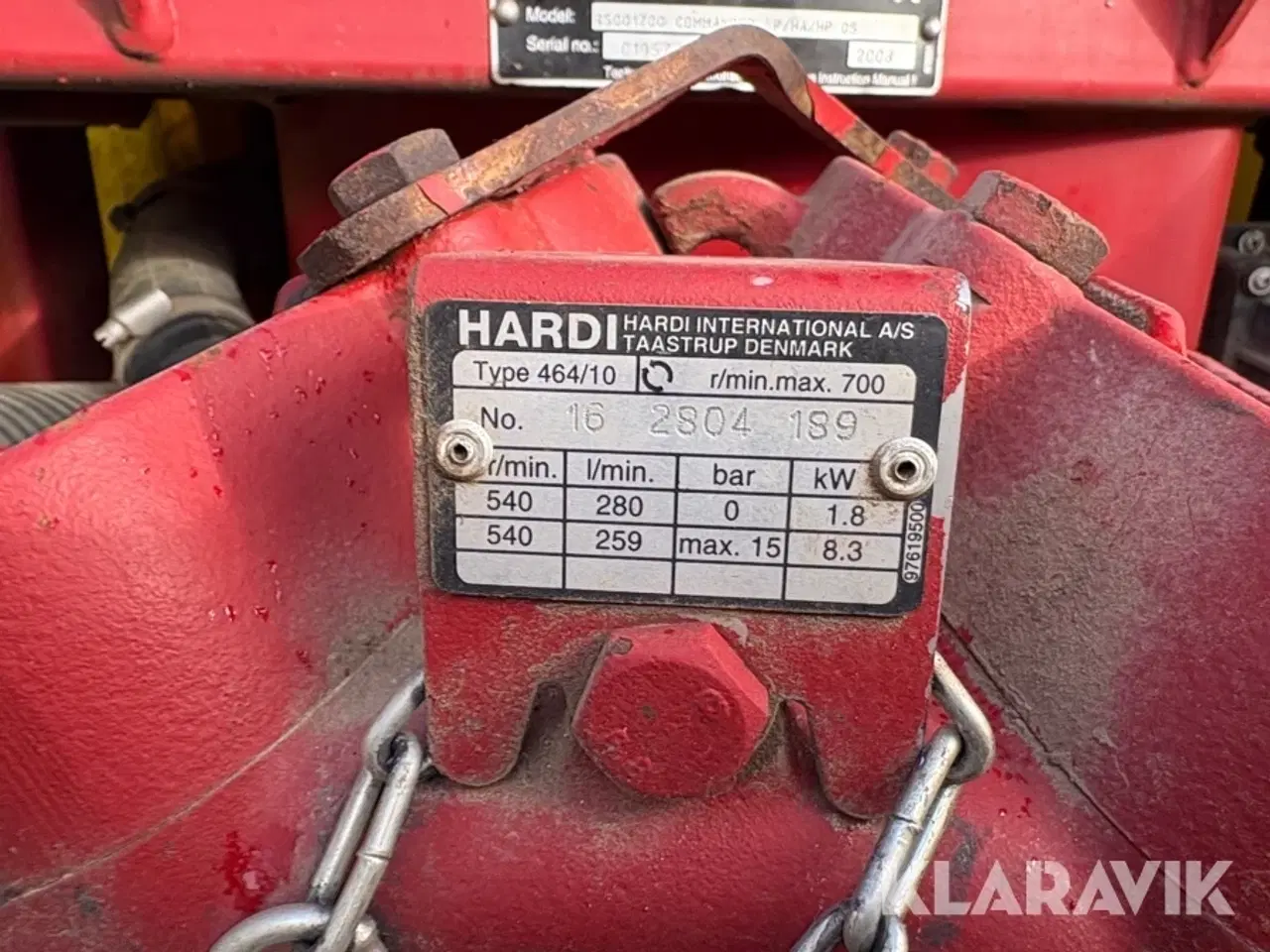 Billede 8 - Marksprøjte Hardi Commander 4400 30 meter bom