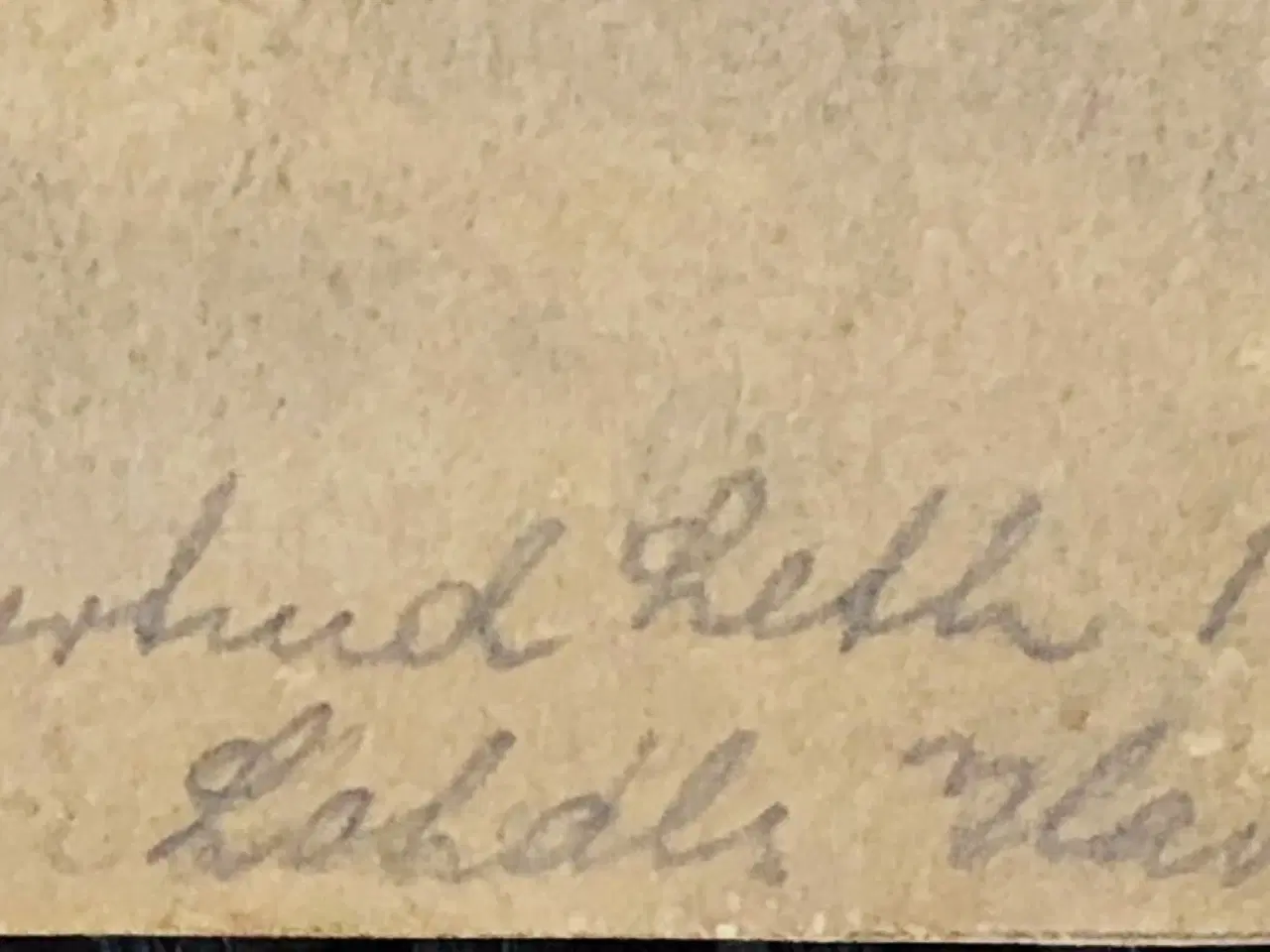 Billede 2 - Lohals Havn. Akvarel fra 1944