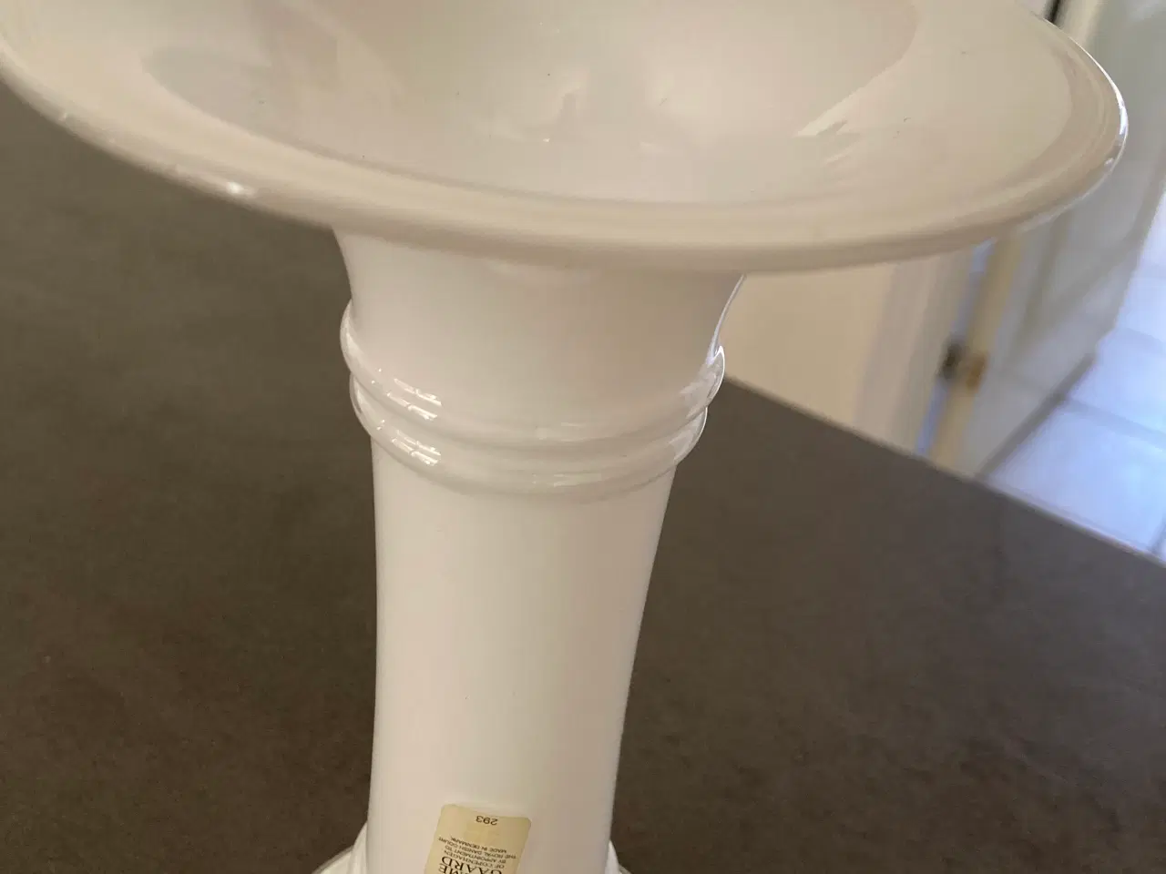 Billede 2 - Holmegård lysestage/vase, 20 cm