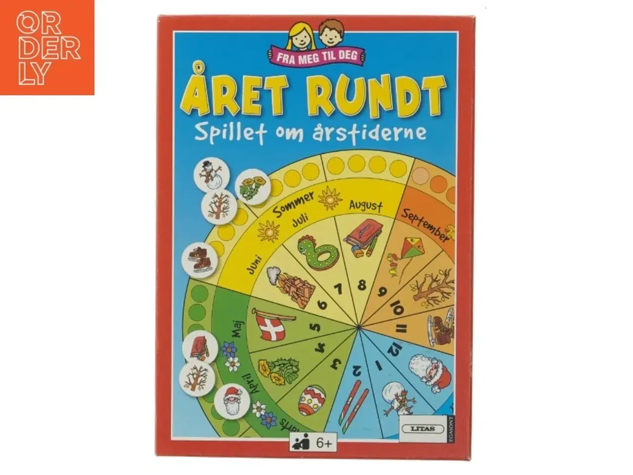 Billede 1 - Brætspil &#39;Året Rundt&#39; til læring om måneder og årstider