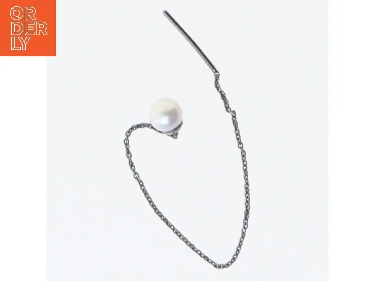 Billede 1 - Perlekæde ørestik (str. 10 cm)