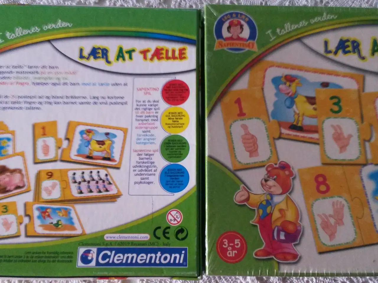 Billede 2 - Lær at tælle spil fra Clementoni