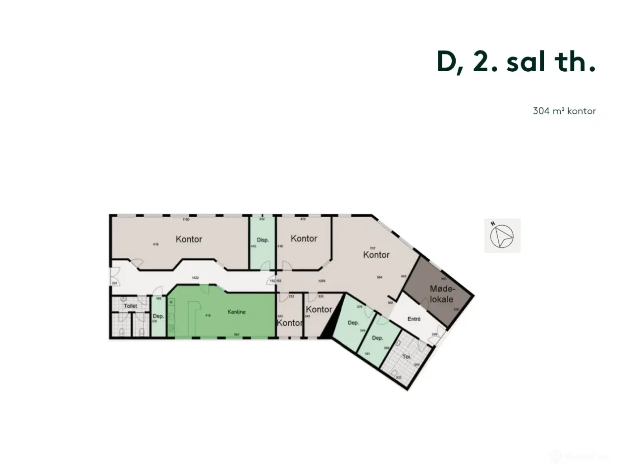 Billede 6 - Erhvervslejemål på 304 m2 på Stamholmen