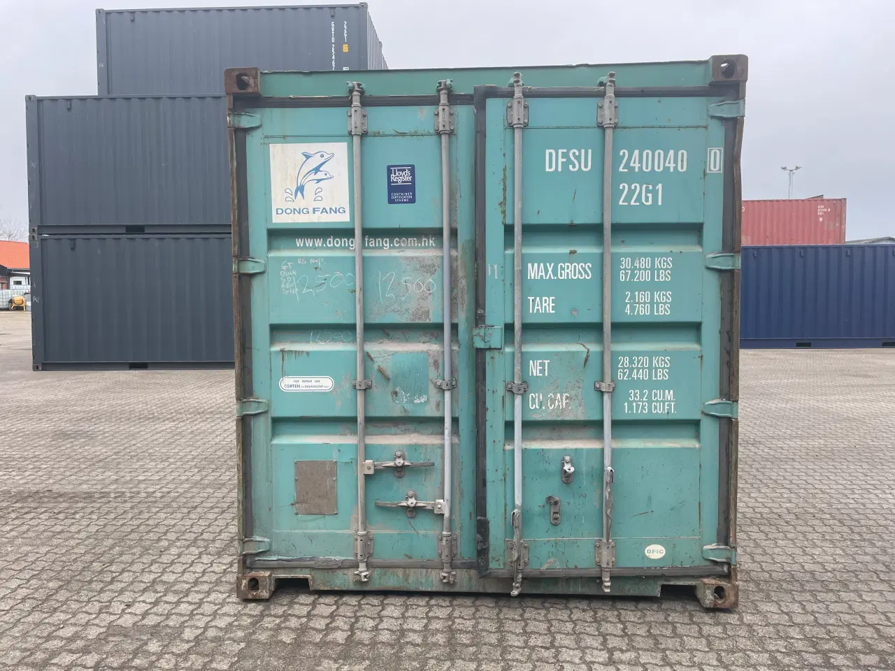 Billede 1 - 20 fods Container- ID: DFSU 240040-0