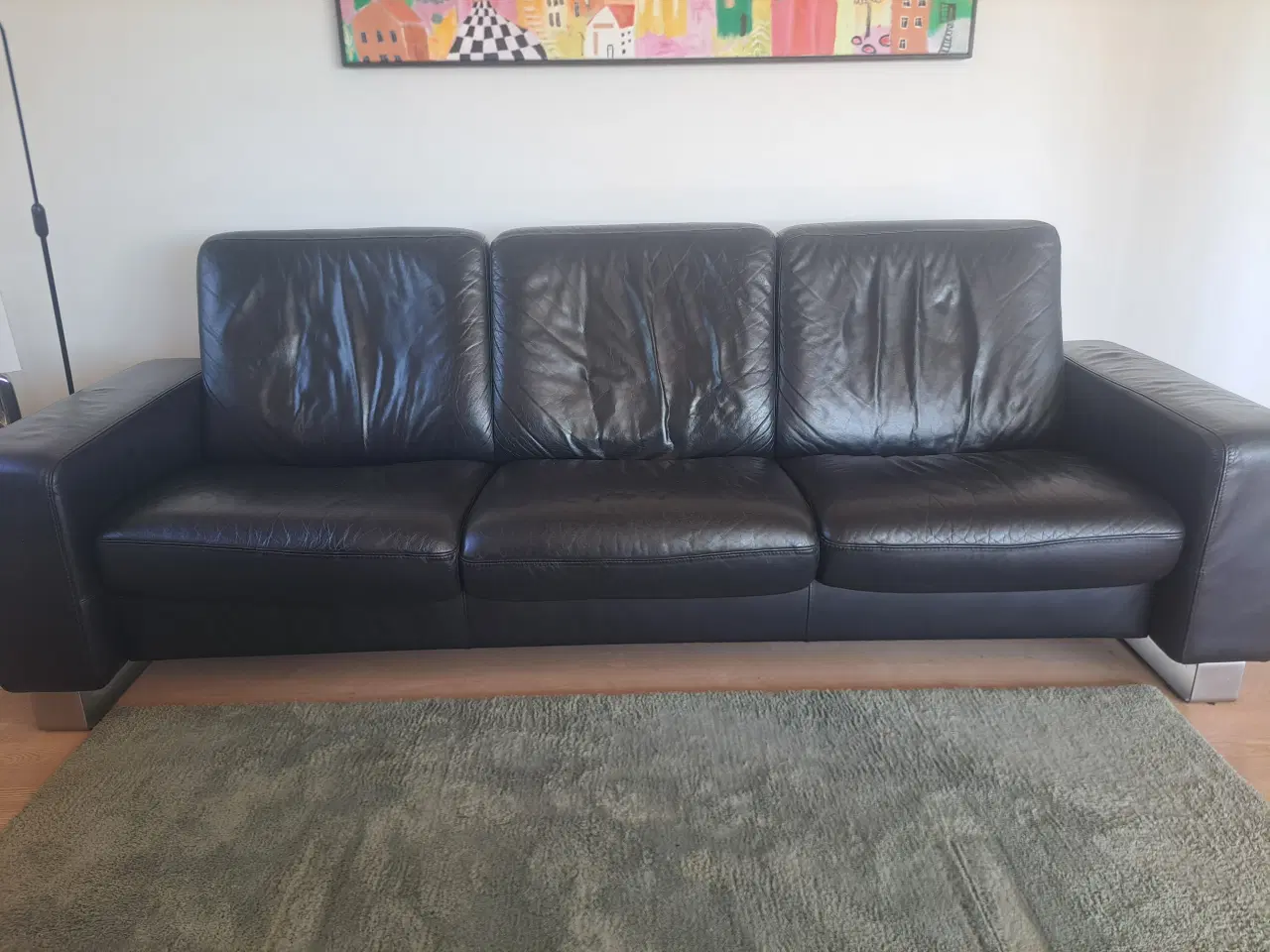 Billede 3 - Stressless lædersofa