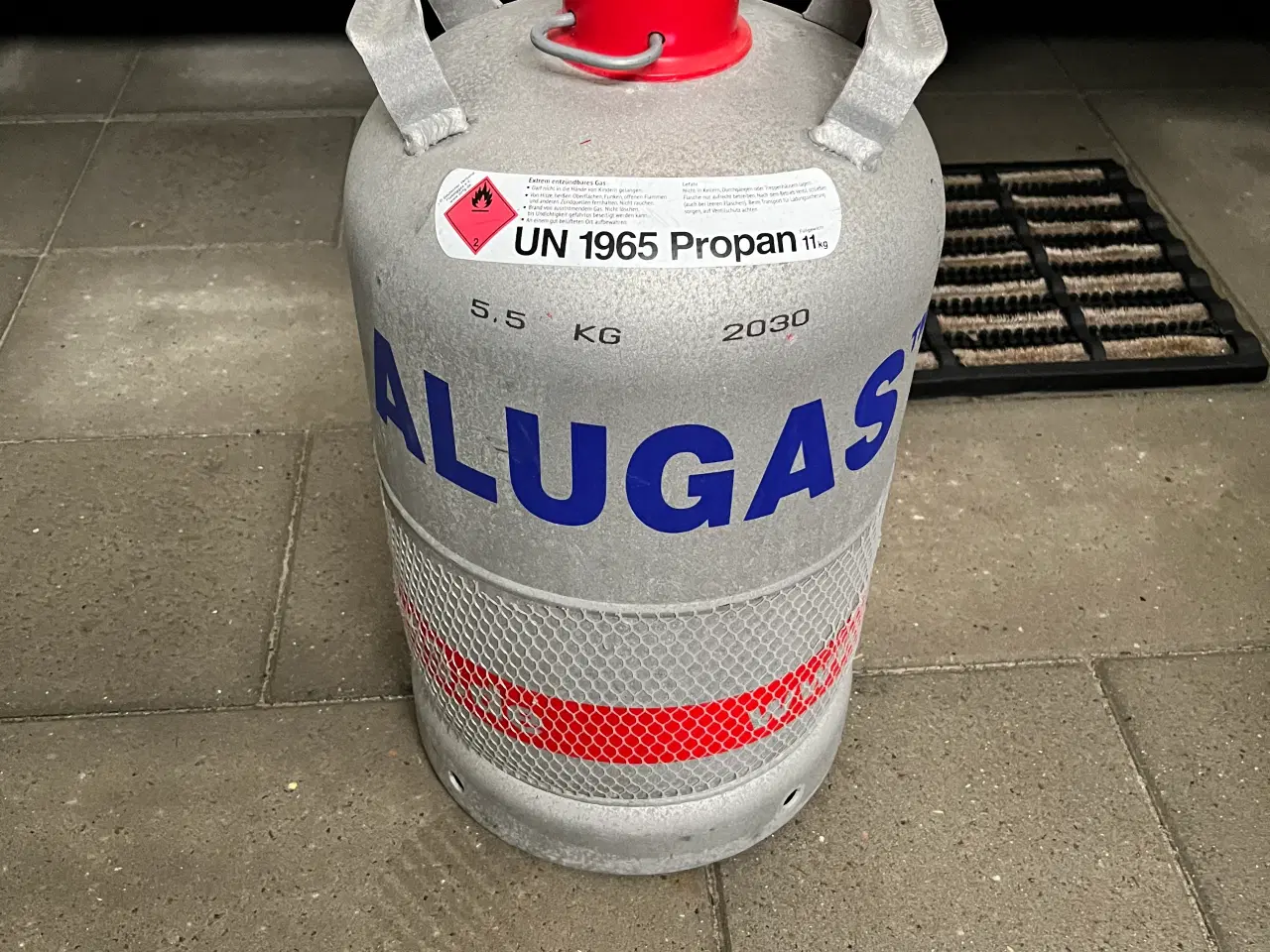 Billede 1 - Tysk FYLDT  aluminiums gasflaske 11 kg
