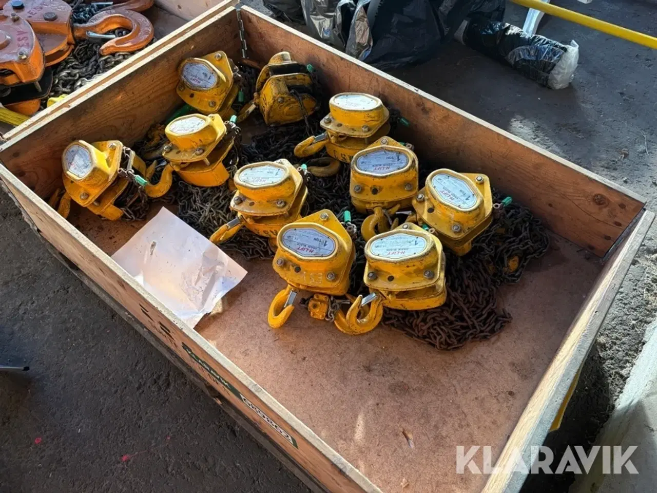 Billede 3 - Krantaljer H-Lift Chain block 10 styk - 1T