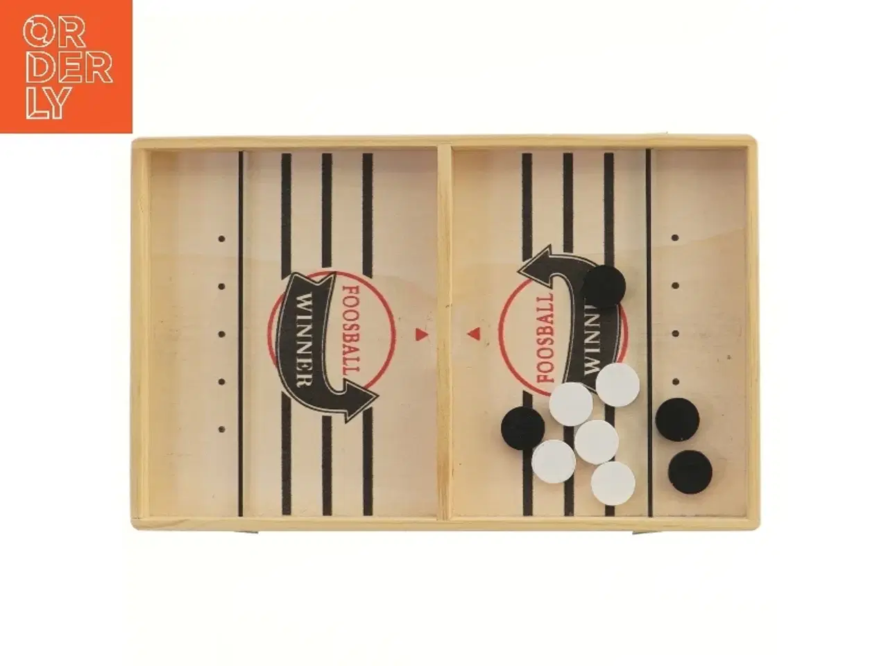 Billede 1 - Mini bordfodboldspil (str. 35x32 cm)