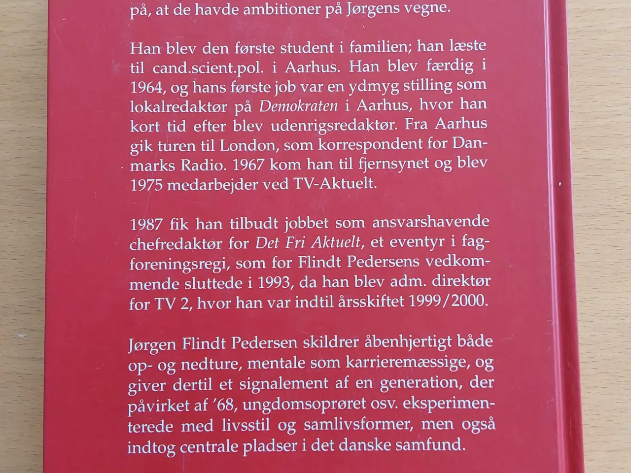 Billede 2 - Jørgen Flindt Pedersen Biografi Hjerteblod