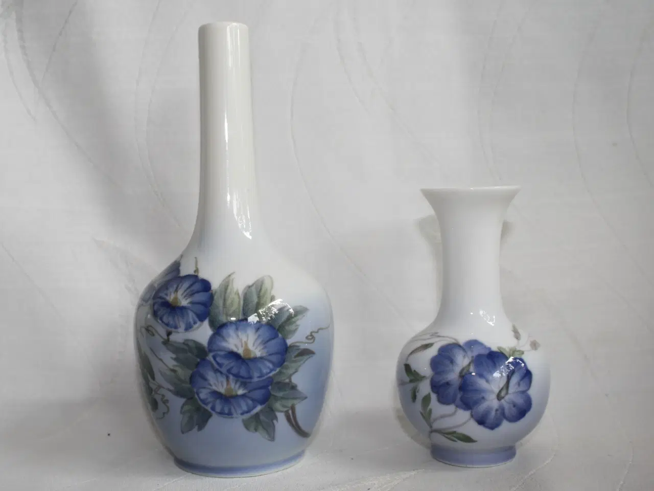 Billede 1 - Vase med blå snerler fra Royal Copenhagen
