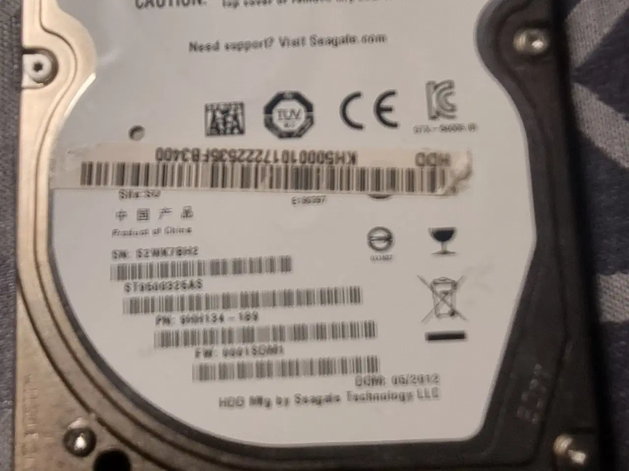 Billede 3 - Seagate 2.5" 500GB!