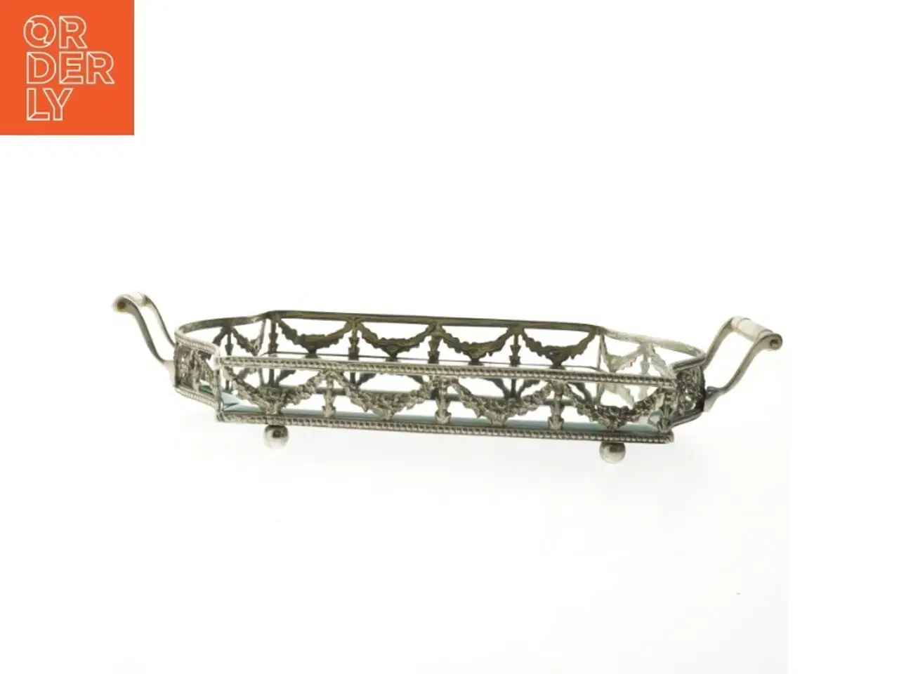 Billede 2 - Rektangulært sølvfad (str. 36x24 cm)